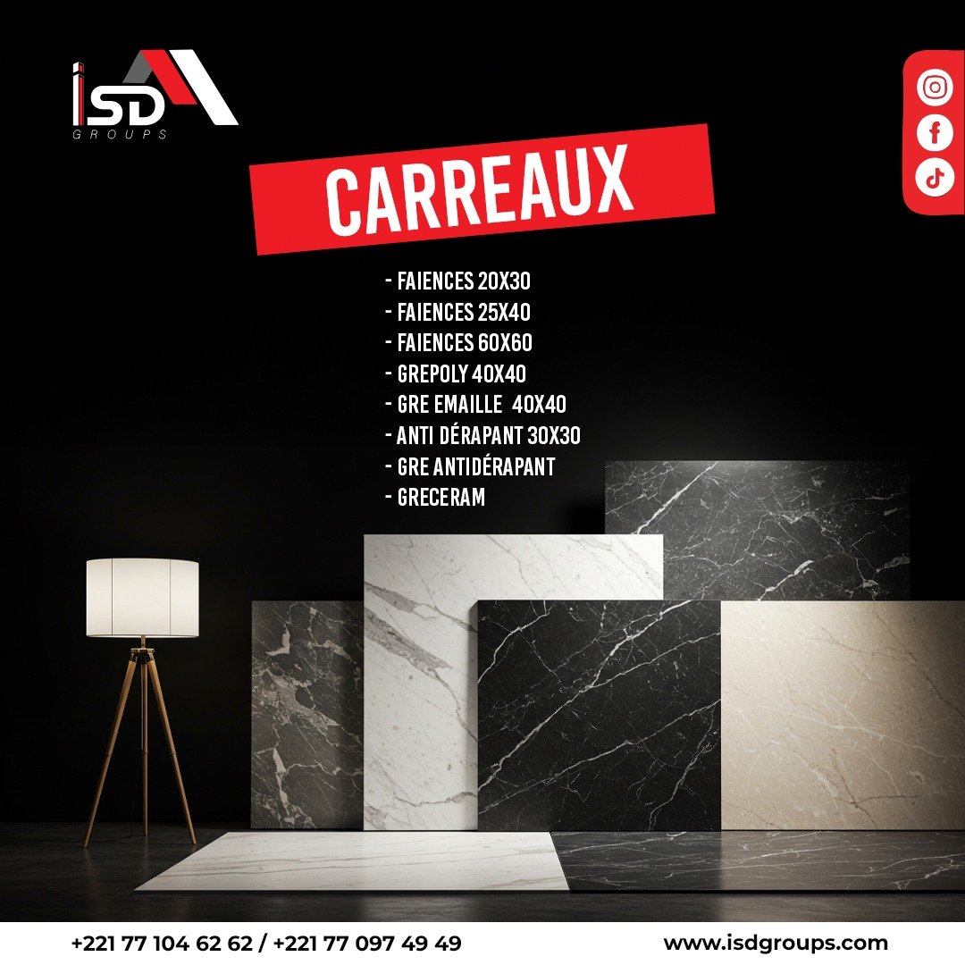 Carrelage — palette dépôt