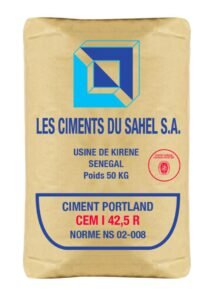 Ciment Portland 42.5R – Sac 50 kg chez ISD Groups à Dakar
